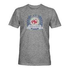 France National Team 1863FC Vintage Tri-Blend T-Shirt Gray - FIFA World CUP
