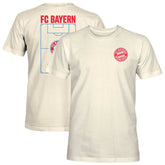 Bayern Munich 1863FC Duo-Tone Stadium Soft Wash T-Shirt Cream - FIFA World CUP