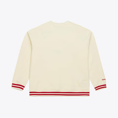 Philadelphia 76ers Hardwood Classics 76 Originals Collection Sweatshirt Cream - NBA