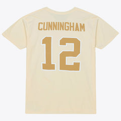 Randall Cunningham Philadelphia Eagles Sandman Name & Number T-Shirt Cream | Mitchell & Ness