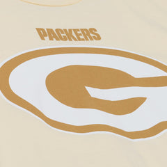 Reggie White Green Bay Packers Sandman Name & Number T-Shirt Cream | Mitchell & Ness