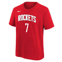 Kevin Durant Houston Rockets Youth Icon Name & Number T-Shirt Red - NBA