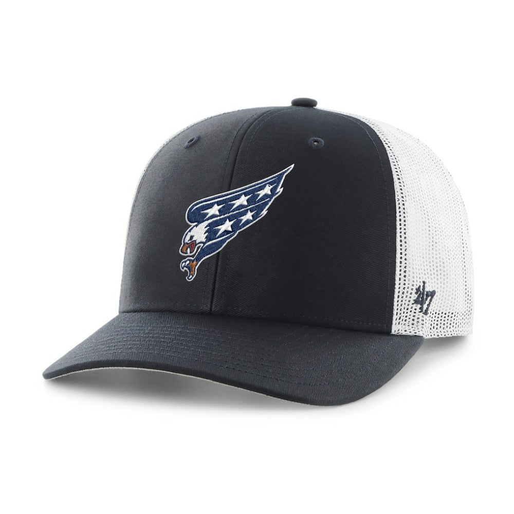 Washington Capitals '47 Logo Trucker Adjustable Hat - Navy/White - NHL