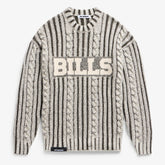 Buffalo Bills Off Season x NFL Unisex Cable Knit Sweater Cream/Gray | NFL