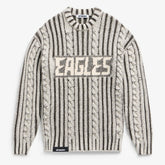 Philadelphia Eagles Off Season x NFL Unisex Cable Knit Sweater Cream/Gray | NFL