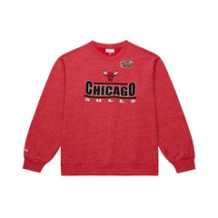 Chicago Bulls Throw It Back Fleece Sweatshirt Red - NBA
