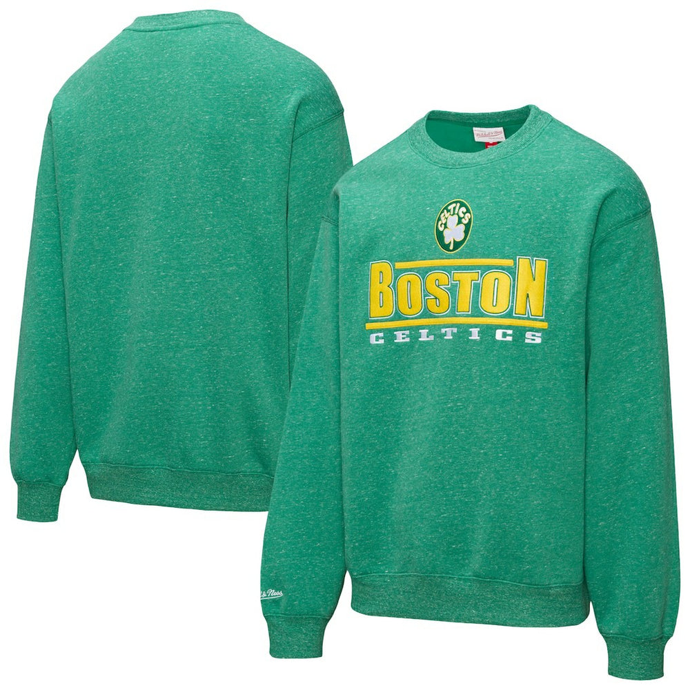 Boston Celtics Throw It Back Fleece Sweatshirt Green - NBA