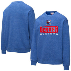 Denver Nuggets Throw It Back Fleece Sweatshirt Royal - NBA