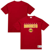 Houston Rockets Hardwood Classics Throw It Back Premium T-Shirt Red - NBA