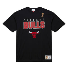 Chicago Bulls Hardwood Classics Throw It Back Premium T-Shirt Black - NBA