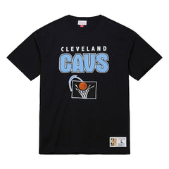Cleveland Cavaliers Hardwood Classics Throw It Back Premium T-Shirt Black - NBA