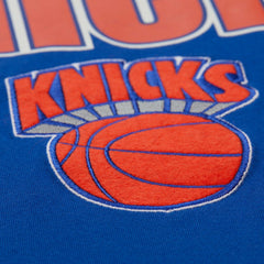 New York Knicks Hardwood Classics Throw It Back Premium T-Shirt Blue - NBA