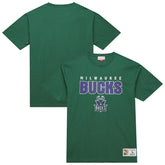 Milwaukee Bucks Hardwood Classics Throw It Back Premium T-Shirt Green - NBA