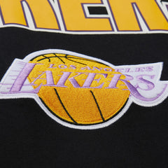 Los Angeles Lakers Hardwood Classics Throw It Back Premium T-Shirt Black - NBA