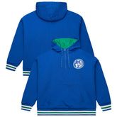 Minnesota Timberwolves Throw It Back Quilted Fleece Quarter-Zip Hoodie Royal - NBA