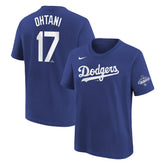 Shohei Ohtani Los Angeles Dodgers Nike Youth 2025 World Series Champions Name & Number T-Shirt - MLB