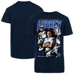 Brandon Aubrey Dallas Cowboys Youth Collage T-Shirt Navy | Fanatics