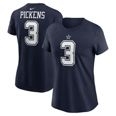 George Pickens Dallas Cowboys Women's Player Name & Number T-Shirt Navy | Nike for Sale