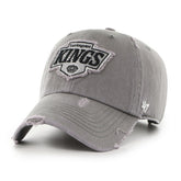 Los Angeles Kings '47 Weathered Clean Up Adjustable Hat - Charcoal - NHL
