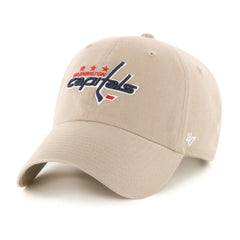 Washington Capitals '47 Logo Clean Up Adjustable Hat - Khaki - NHL