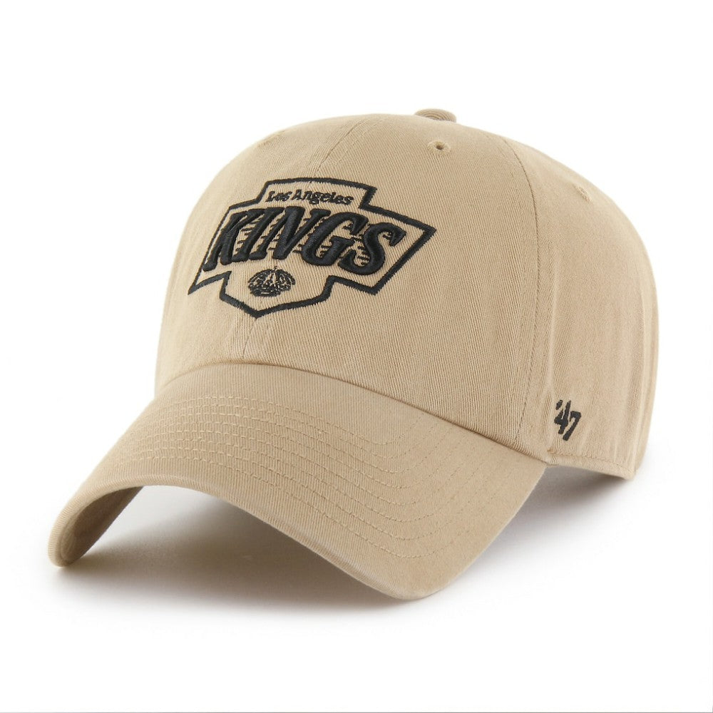Los Angeles Kings '47 Logo Clean Up Adjustable Hat - Khaki - NHL