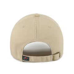 Minnesota Wild '47 Logo Clean Up Adjustable Hat - Khaki - NHL