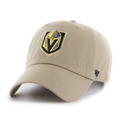 Vegas Golden Knights '47 Logo Clean Up Adjustable Hat - Khaki - NHL