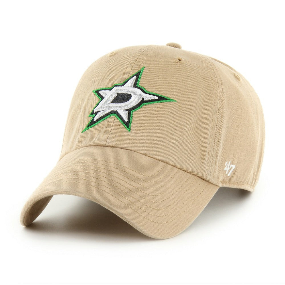 Dallas Stars '47 Logo Clean Up Adjustable Hat - Khaki - NHL