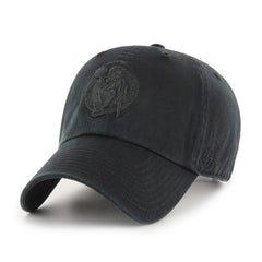Boston Celtics '47 Black on Black Clean Up Adjustable Hat - NBA