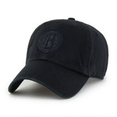 Brooklyn Nets '47 Black on Black Clean Up Adjustable Hat - NBA