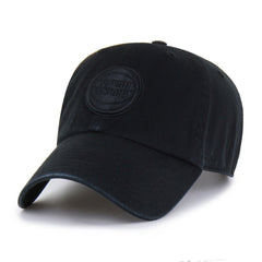 Detroit Pistons '47 Black on Black Clean Up Adjustable Hat - NBA