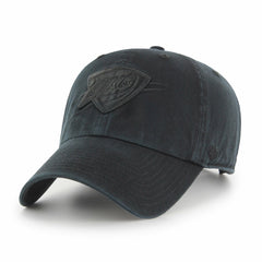 Oklahoma City Thunder '47 Black on Black Clean Up Adjustable Hat - NBA