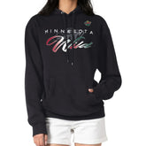 Minnesota Wild G-III 4Her by Carl Banks Shadow Logo Fleece Pullover Hoodie - Black - NHL