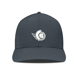Ottawa Senators Levelwear Rise Slate & Snow Structured Flex Hat - Charcoal - NHL