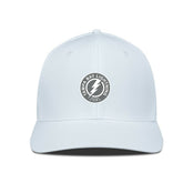Tampa Bay Lightning Levelwear Rise Slate & Snow Structured Flex Hat - White - NHL