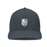 Vegas Golden Knights Levelwear Rise Slate & Snow Structured Flex Hat - Charcoal - NHL