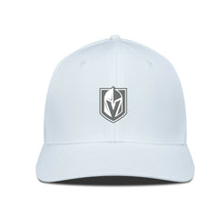 Vegas Golden Knights Levelwear Rise Slate & Snow Structured Flex Hat - White - NHL