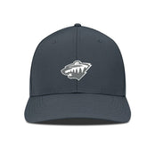 Minnesota Wild Levelwear Rise Slate & Snow Structured Flex Hat - Charcoal - NHL