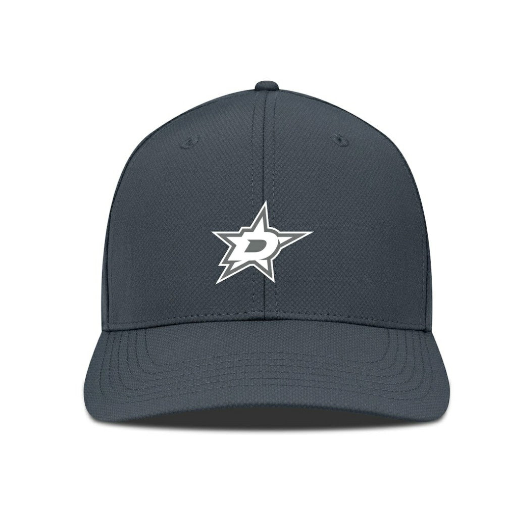 Dallas Stars Levelwear Rise Slate & Snow Structured Flex Hat - Charcoal - NHL
