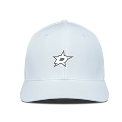 Dallas Stars Levelwear Rise Slate & Snow Structured Flex Hat - White - NHL