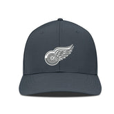Detroit Red Wings Levelwear Rise Slate & Snow Structured Flex Hat - Charcoal - NHL