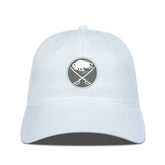 Buffalo Sabres Levelwear Matrix Slate & Snow Unstructured Adjustable Hat - White - NHL