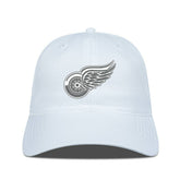 Detroit Red Wings Levelwear Matrix Slate & Snow Unstructured Adjustable Hat - White - NHL