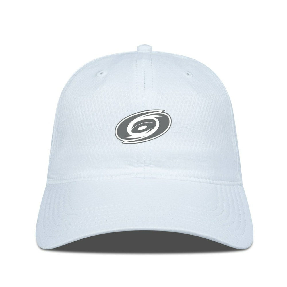 Carolina Hurricanes Levelwear Matrix Slate & Snow Unstructured Adjustable Hat - White - NHL