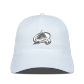 Colorado Avalanche Levelwear Matrix Slate & Snow Unstructured Adjustable Hat - White - NHL