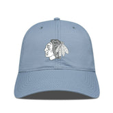 Chicago Blackhawks Levelwear Matrix Slate & Snow Unstructured Adjustable Hat - Blue - NHL