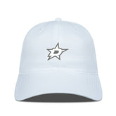Dallas Stars Levelwear Matrix Slate & Snow Unstructured Adjustable Hat - White - NHL