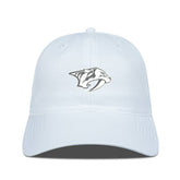 Nashville Predators Levelwear Matrix Slate & Snow Unstructured Adjustable Hat - White - NHL