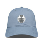 Edmonton Oilers Levelwear Matrix Slate & Snow Unstructured Adjustable Hat - Blue - NHL