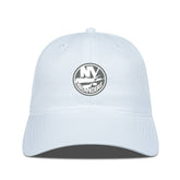 New York Islanders Levelwear Matrix Slate & Snow Unstructured Adjustable Hat - White - NHL